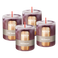 Bolsius Stompkaars - Marble - Rood - 8 cm - 35 Branduren