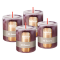 Bolsius Stompkaars - Marble - Rood - 8 cm - 35 Branduren