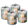 Bolsius Stompkaars - Marble - Groen - 8 cm - 35 Branduren