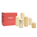 Bolsius - Gladde Stompkaarsen set - Pillow Talk - Ivoor Beige - 6 Stuks