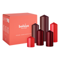 Gladde Stompkaarsen set - Rood