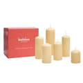 Bolsius - Gladde Stompkaarsen set - Soft Pearl Ivoor - 6 Stuks