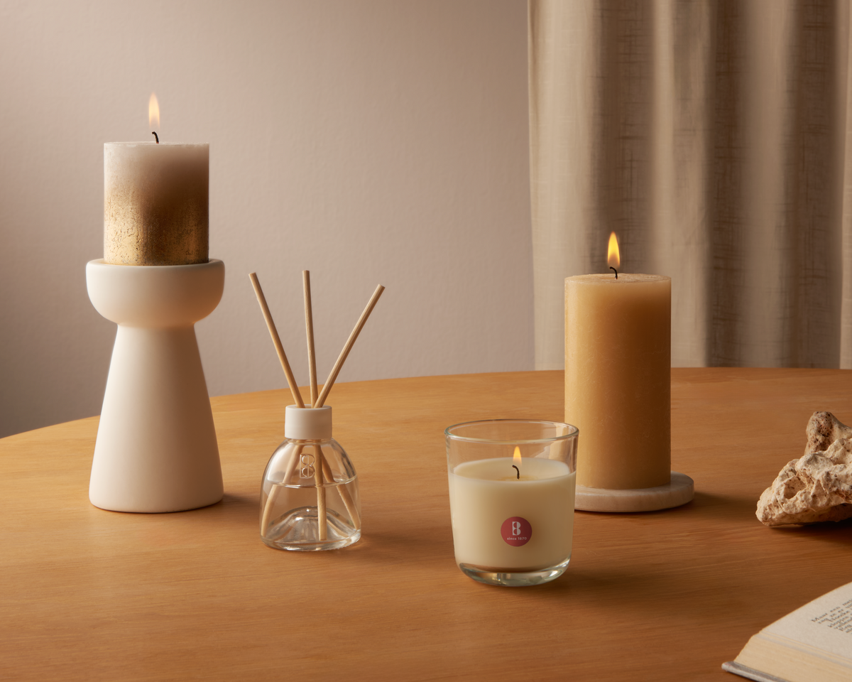 Bolsius - Rustieke Kaarsen Set - Geur Set - Giftset - Home Sweet Home - Vanille