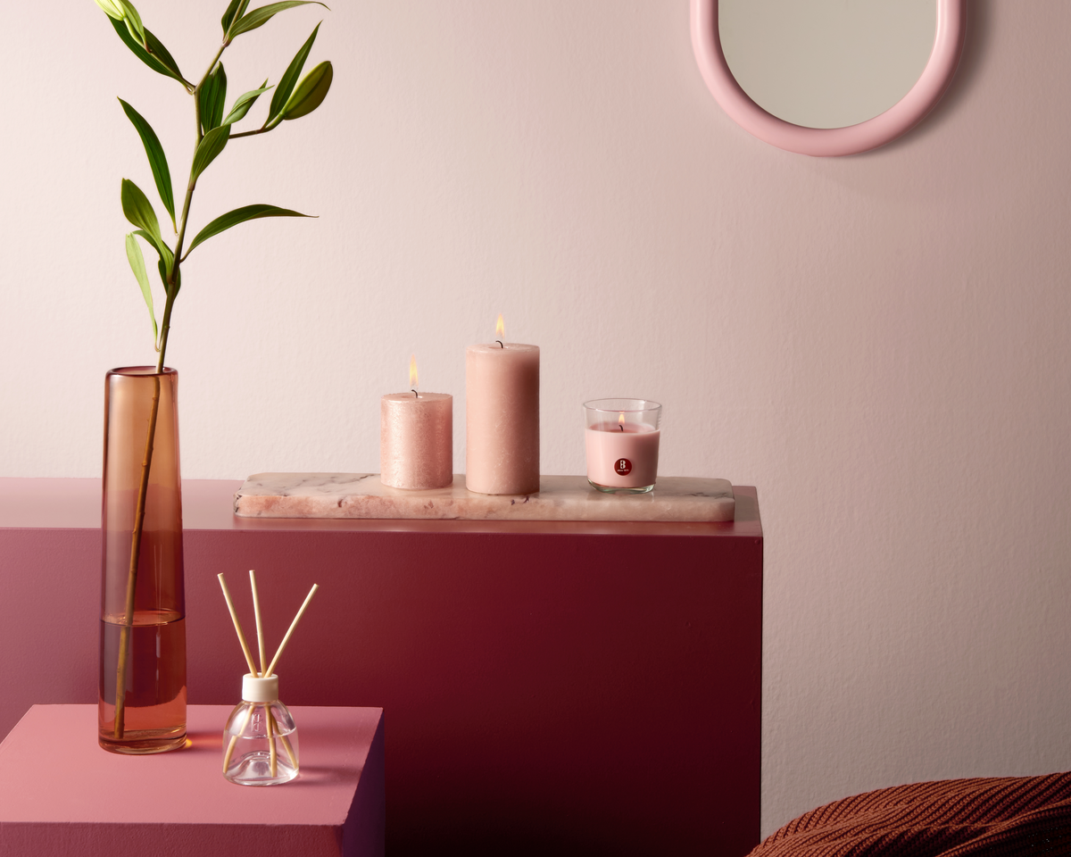 Bolsius - Rustieke Kaarsen Set - Geur Set - Giftset - Whispers of Bloom - Magnolia