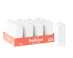 Bolsius - Gladde Stompkaars - 12 Stuks - Wit - 33 branduren - 12 x 5,8 cm