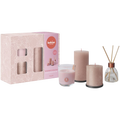 Bolsius - Rustieke Kaarsen Set - Geur Set - Giftset - Whispers of Bloom - Magnolia
