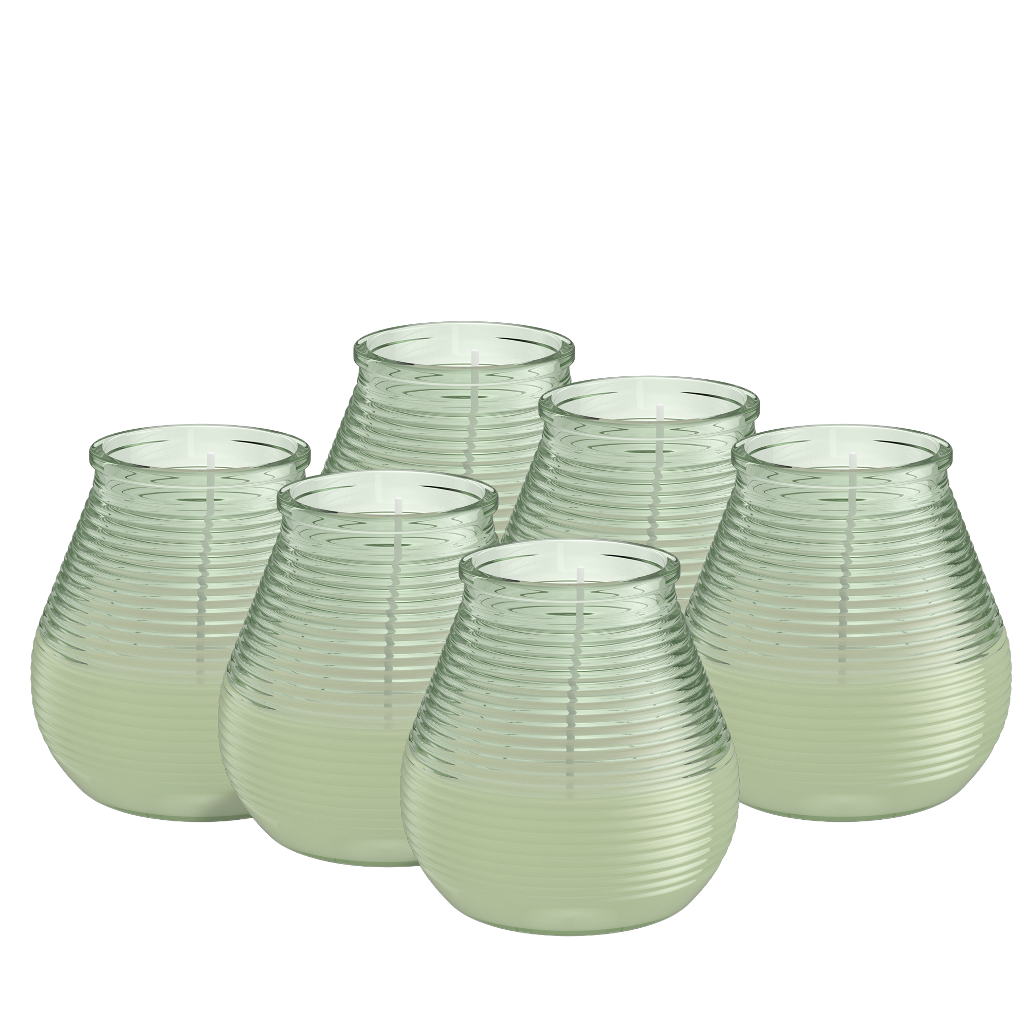 Bolsius - 6 Geurkaarsen - Citronella - Buitenkaars - Groen