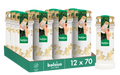 Bolsius - Herdenkingslicht - Wit met Gouden Hartjes Print - 12 stuks - 70 branduren - 3 Dagen