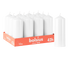 Bolsius - Gladde Stompkaarsen - 12 stuks - Wit - 42 branduren - 15 x 5,8 cm