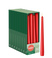 Dinerkaarsen Glad - 32 st. - Rood - 24,5 cm